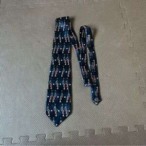 Stonehenge American Flag 100% Silk Tie